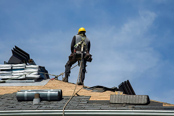 Professional Roof Replacement technician working in Belcamp, MD